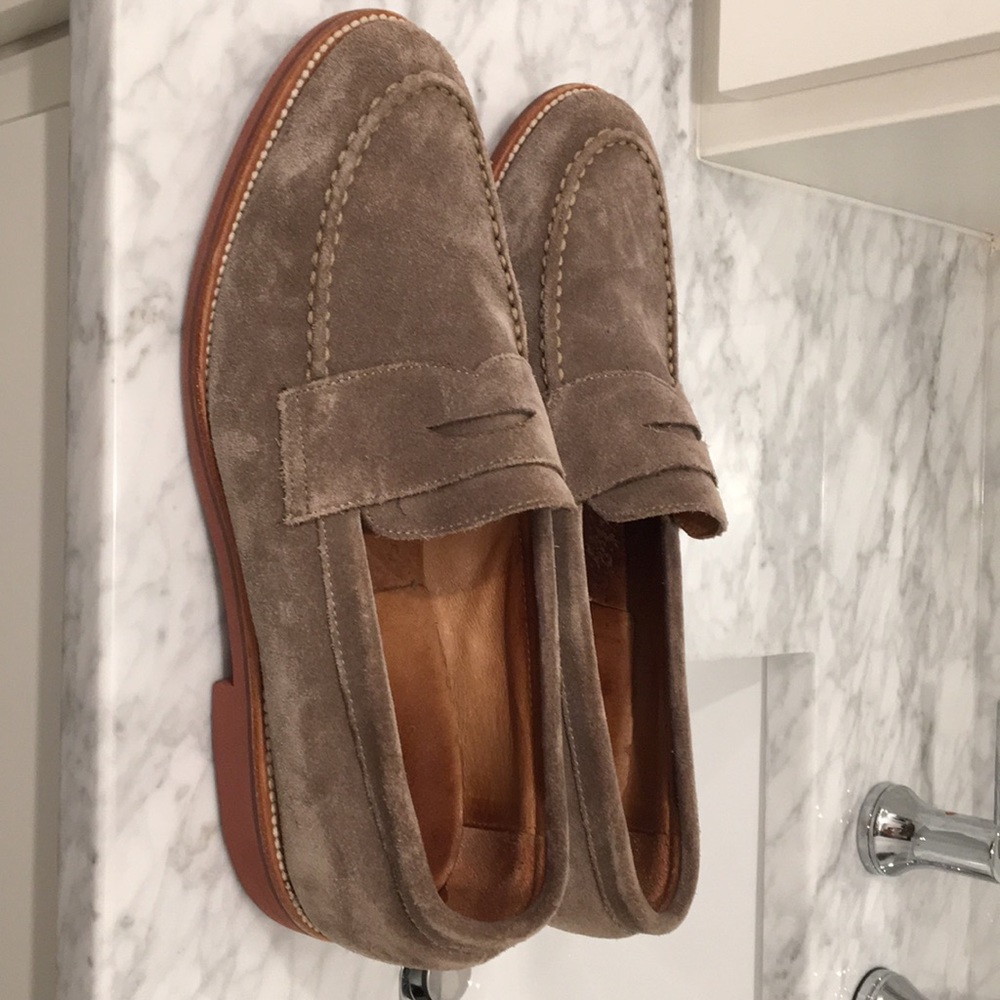 Jcrew suade loafers